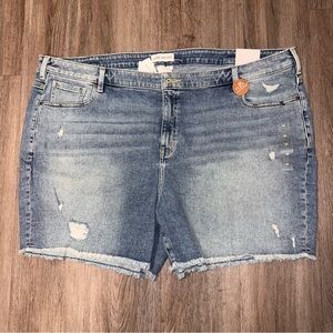 Lane Bryant Mid Rise Girlfriend Shorts, Size 26